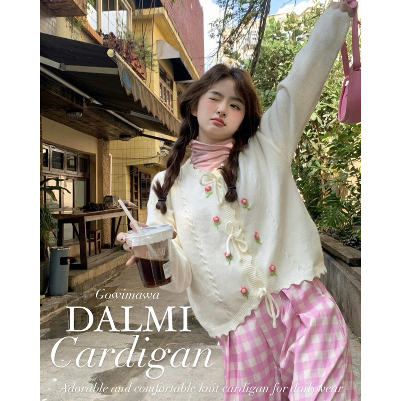 Dalmi Knit Cardigan /Knit Cardigan korean style/ Cardigan impor