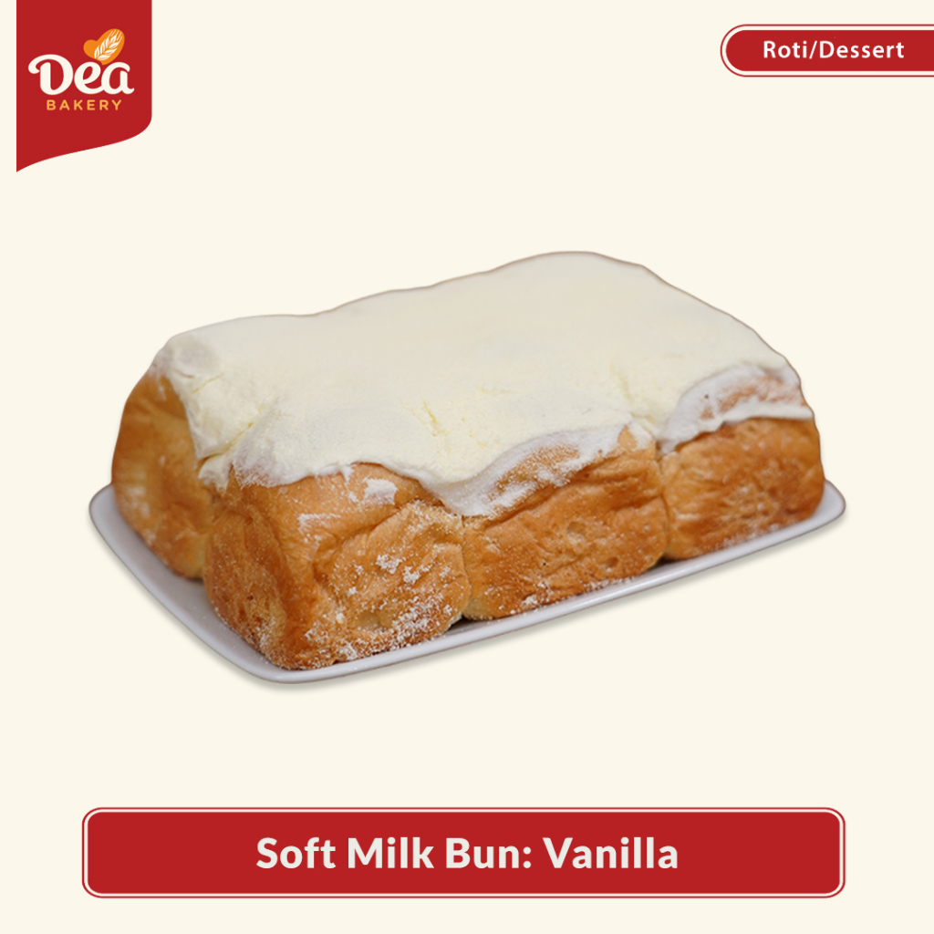 Soft Milk Bun Dea Bakery - Roti Milk Bun Viral ala Thailand