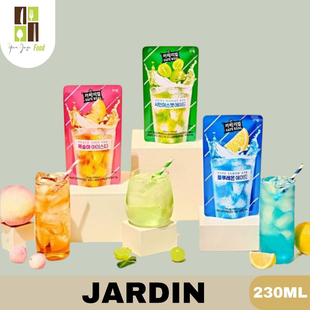 

Jardin Peach Iced Tea / Minuman Teh Rasa Peach / Lemon/ Muscat Teh Instan Korea 230ml