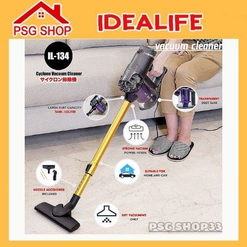 Idealife Handy Vacuum Cleaner with Hepa Filter - Penyedot Debu IL-134