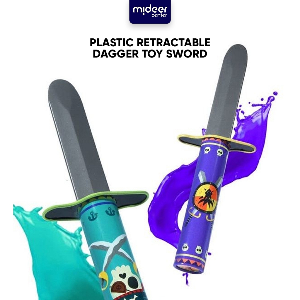 Mideer Plastic Retracktable Dagger Toy Sword Mainan Edukasi Anak