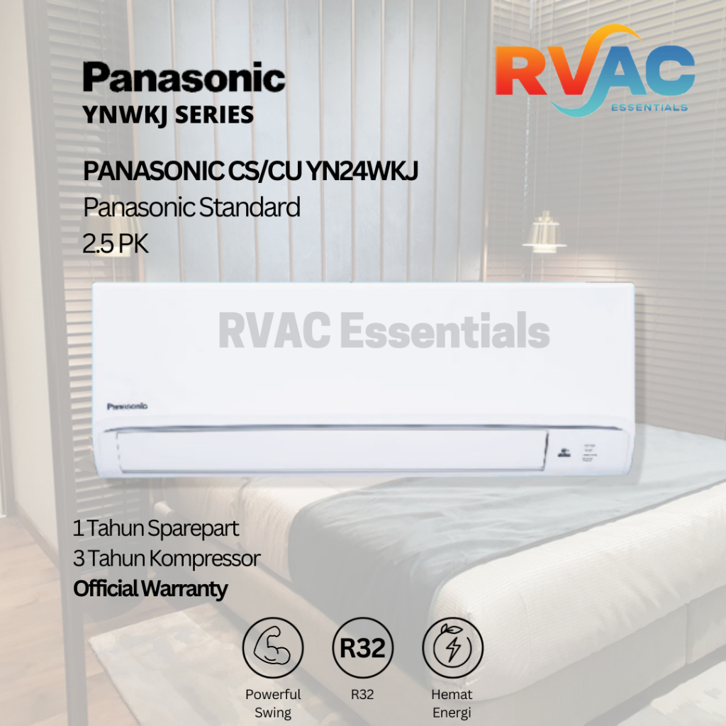 AC PANASONIC STANDARD 2.5 PK CS/CU YN24WKJ | R32