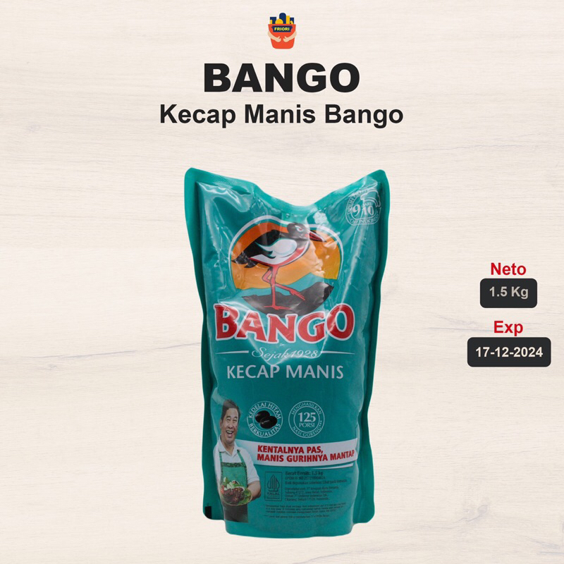 

Bango Kecap Manis 1.5 Kg - Kecap Kedelai Hitam Manis Cocok Semua Makanan