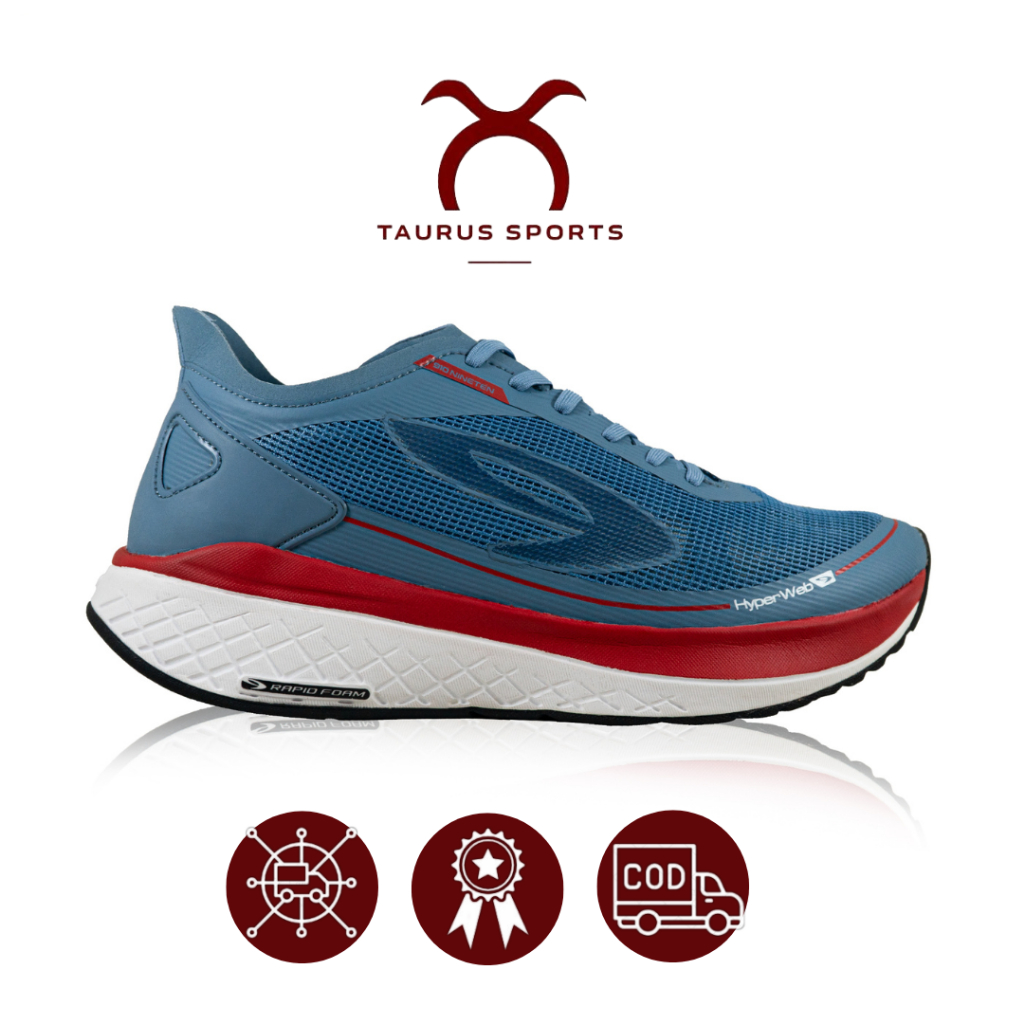 910 Nineten Sepatu Lari KENZO RUN - BIRU/MERAH/PUTIH