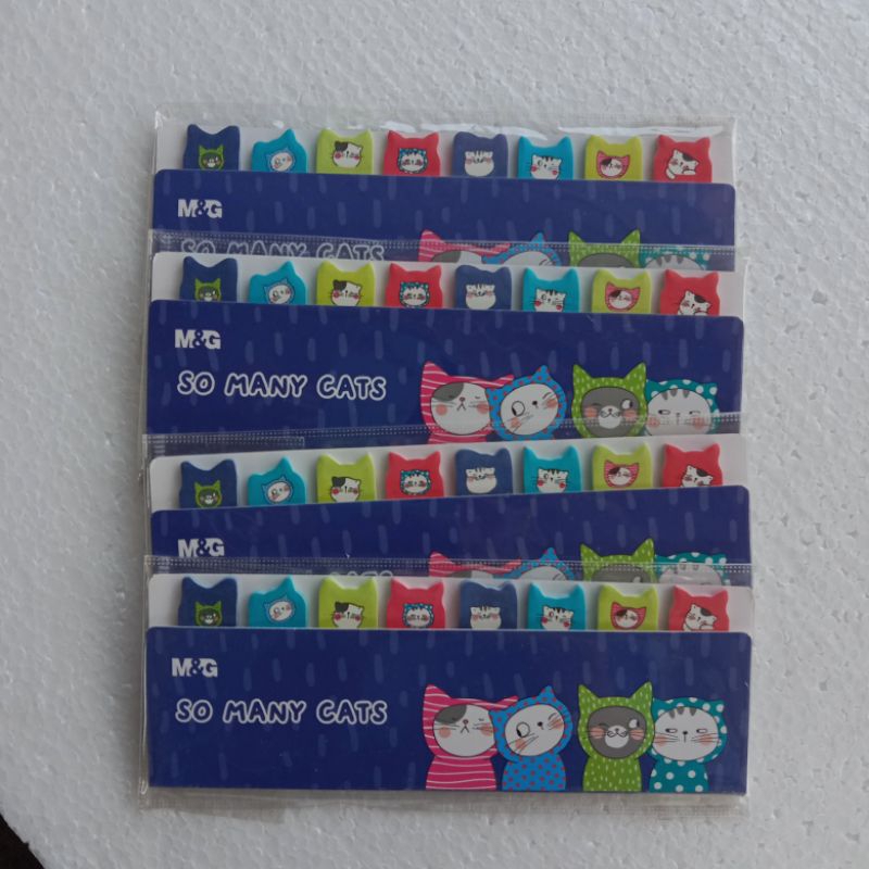 

KF | M&G So many Cats Sticky Flags 8 Designs 20 lbr / designs 15×53 mm AS26V873 - SATUAN