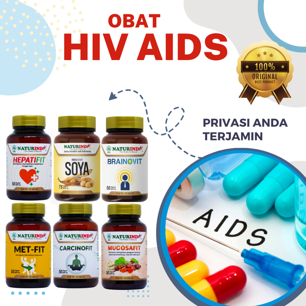 Obat Hiv Aids Infeksi Virus Ampuh Sembuh Total Pencegahan Original BPOM MUI
