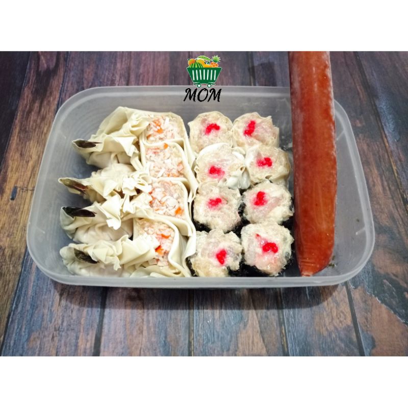 

Dimsum Mix Box Frozen Homemade / Dimsum Ayam / Dimsum Udang / Dimsum Kepiting / Dimsum Rumput Laut / Dimsum Nori / Siomay Frozen / Beku / Fresh made / Halal / Oleh-Oleh Khas Medan / Rasa nelayan