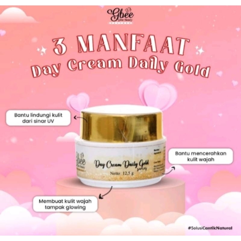 Day Cream Gold Gbee Glow Beauty