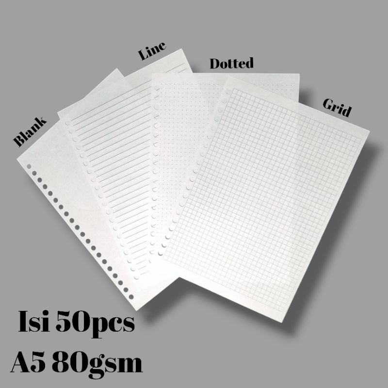 

Isi Kertas Binder A5 80gr isi 50pcs