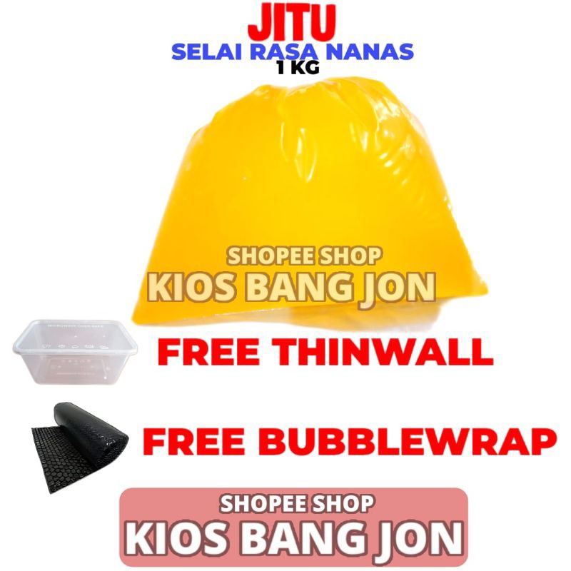 

Selai Filling Nanas Ekonomis 1 KG Repacked Merk Jitu
