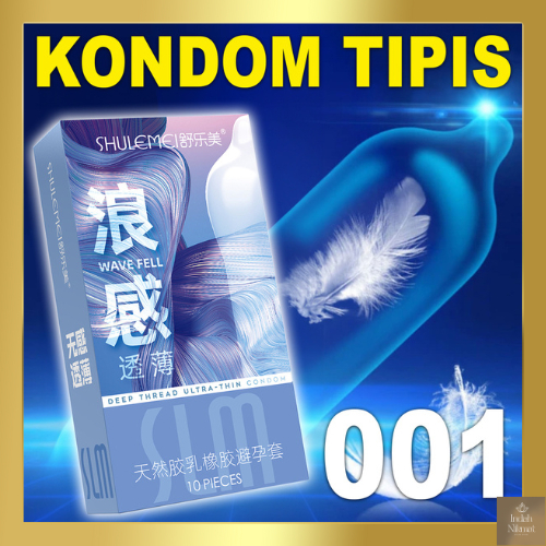 Kondom Biru SLM 001 Berduri Doddet Bonus Pelumas [Privasi Aman] Cod