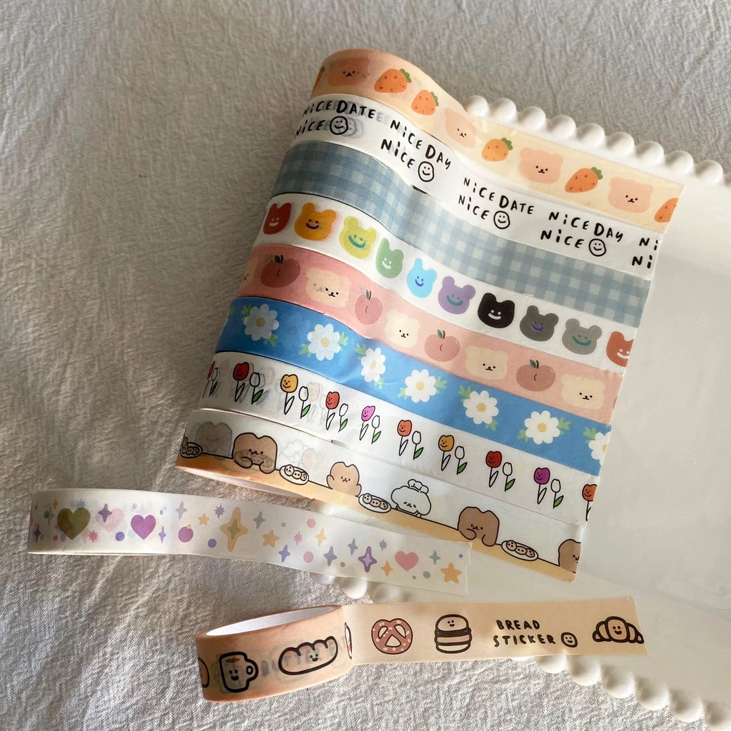 

Washi Tape Karakter dan Gambar Lucu for Bullet Journaling, DIY and Scrapbook Journal