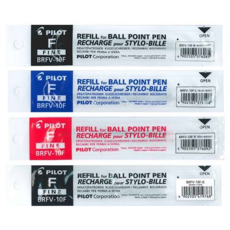 

PILOT Refill Acroball BRFV-10F Isi Pulpen Acroball BAB-15