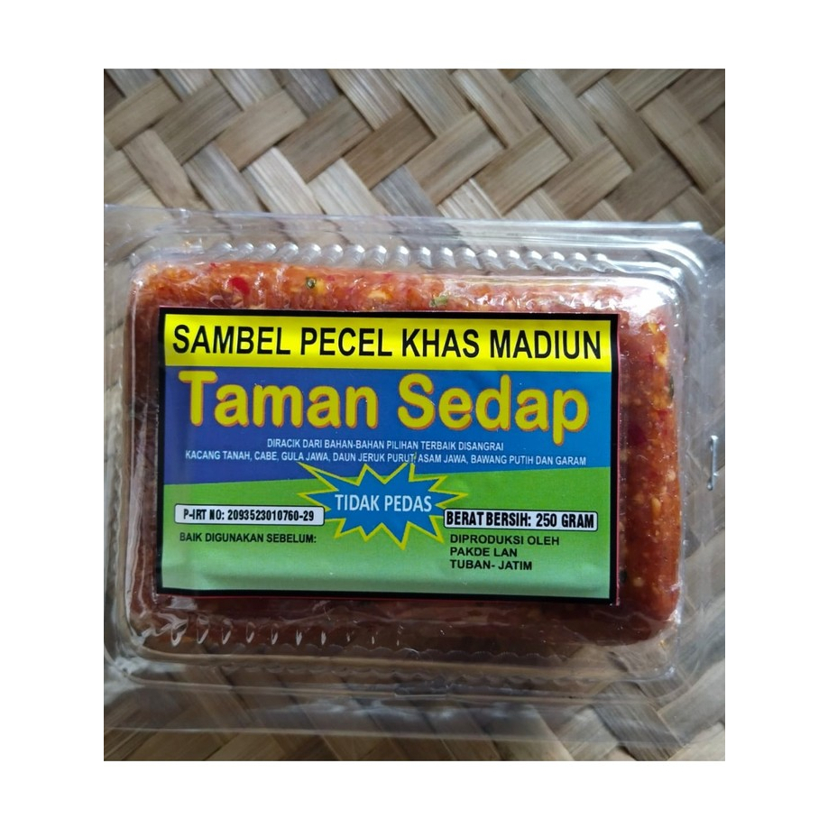 

Sambel Pecel Khas Madiun "Taman Sedap" (250g)