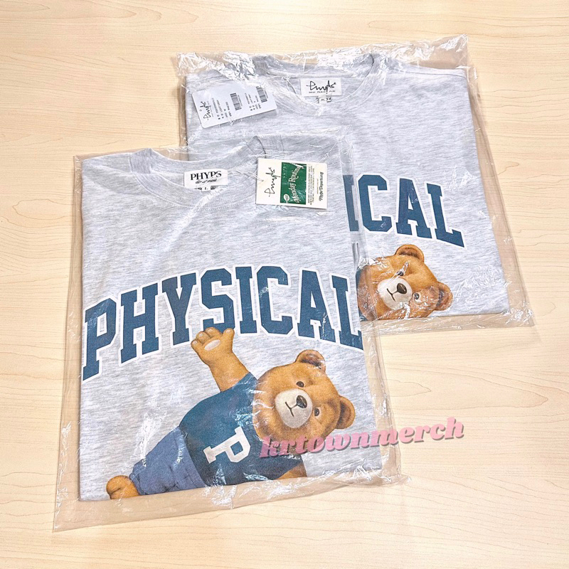 [READY - PILIH SPX YA] PHYPS | Physical Yoga Beginner Class SS Light Gray Tshirt Original Physical E
