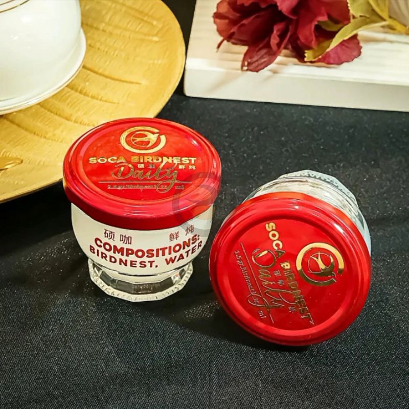 

SOCA WALET Sarang Burung Walet Sarang Walet Birdnest 6 botol