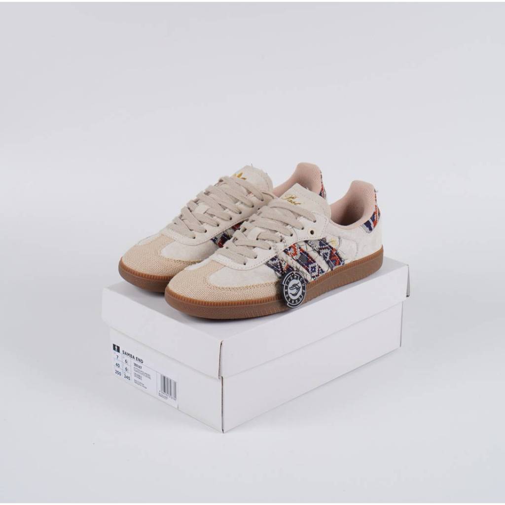 SEPATU ADIDAS SAMBA CONSORTIUM CUP END ECRU TINT MAGIC BEIGE GUM IE0167 ORIGINAL BNIB FULL TAG BARCO