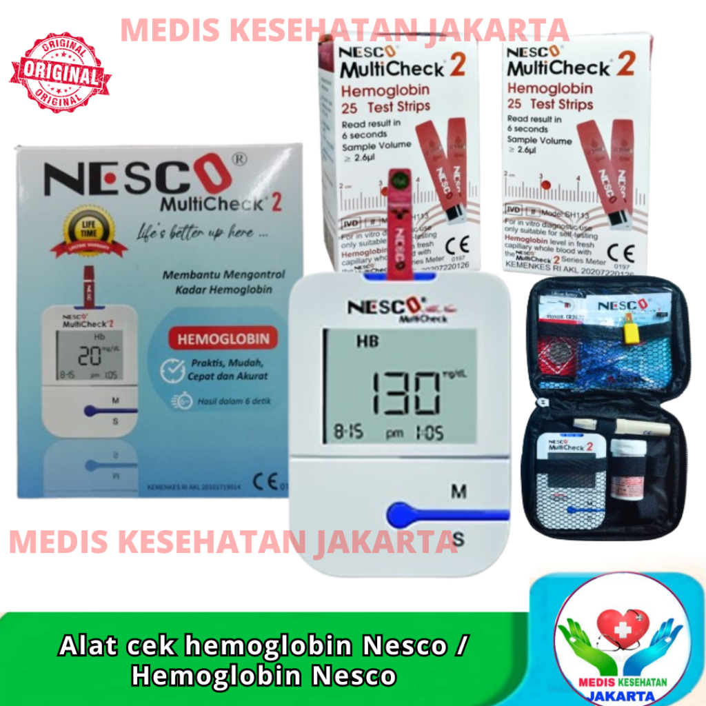 Alat cek hemoglobin Nesco /  Test cek Hb nesco /  Nesco HB / Nesco Hemoglobin Alat Nesco Hemoglobin 