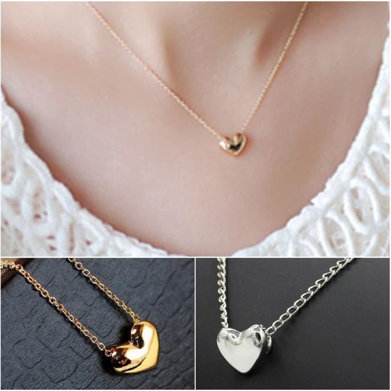 Mood Necklaces Heart Pendant Necklace Kontrol Suhu Kalung Berubah Warna