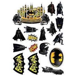 TOPPER BATMAN CAKE ULANG TAHUN FREE CUSTOM NAMA