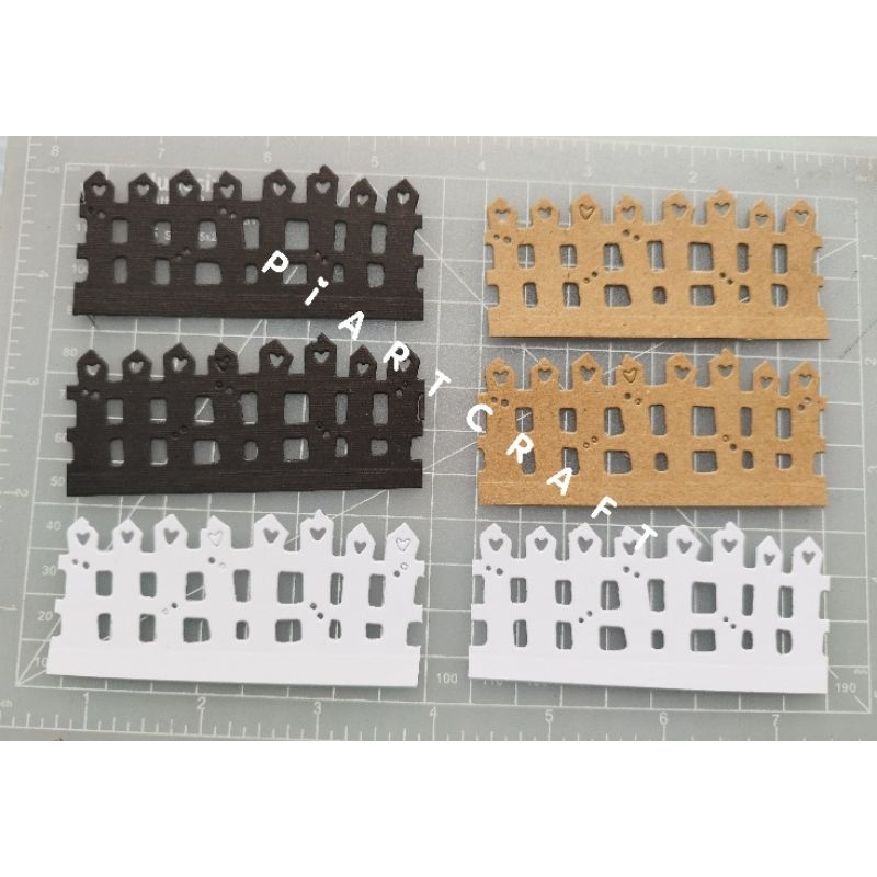 

Pagar (isi 6 pcs) - Dies cut / cut dies DIY Scrapbook / vintage journal / diary / bujo