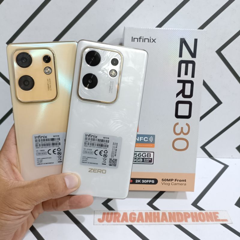 INFINIX ZERO 30 4G RAM 8/256GB HP SECOND BEKAS FULLSET