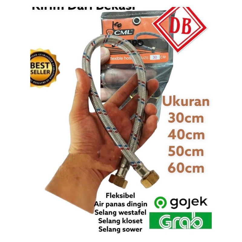 DB SELANG FLEXIBEL / SELANG KRAN AIR PANAS & DINGIN / SELANG WESTAFEL / SELANG KLOSET