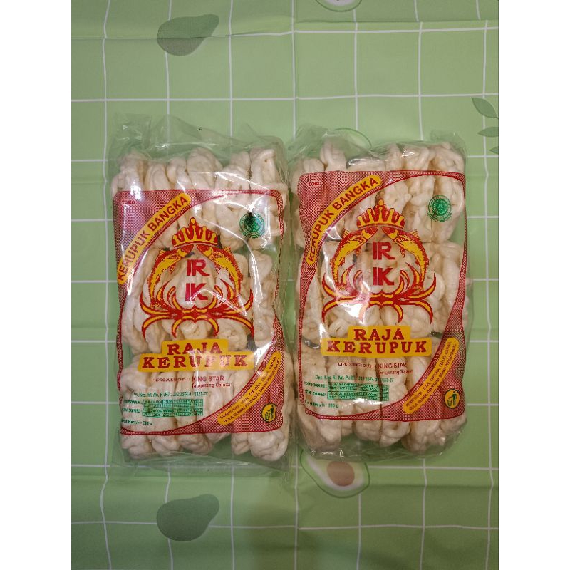 

raja kerupuk bangka ikan tenggiri asli 100% halal isi 18pcs