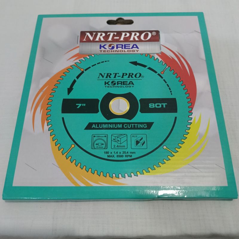 MATA POTONG ALUMINIUM 7"x80T / SAW BLADE ALUMINIUM 7"x80T NRT-PRO