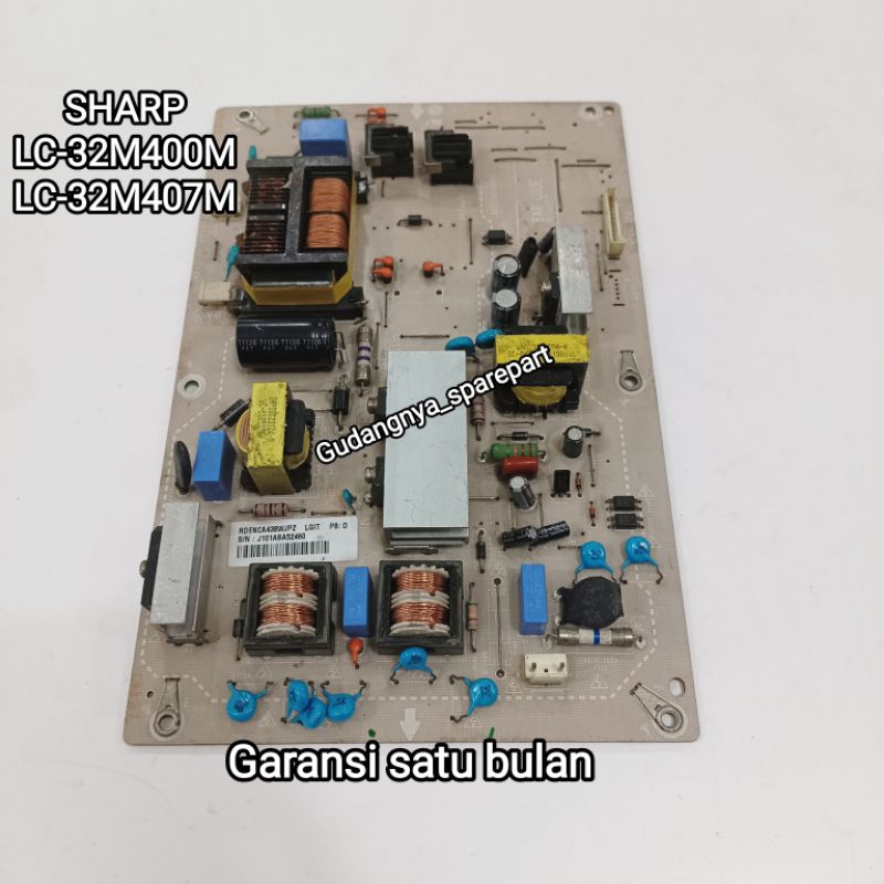 Psu SHARP LC-32M407M LC 32M407M LC-32M400M LC 32M400M power supply mesin tv