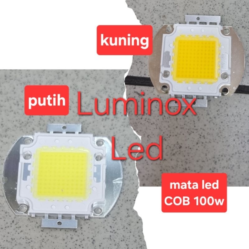 mata led COB sorot 100w 100 watt kuning warm / chip led pju  COB 100watt putih
