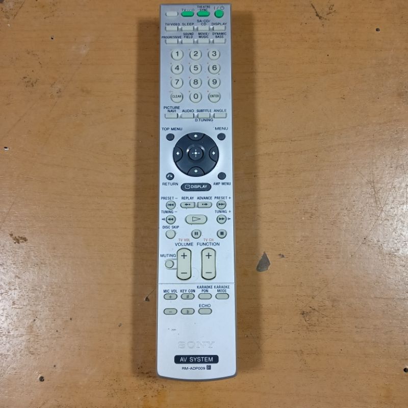 Remote home theater SONY  RM-ADP009 bekas normal original