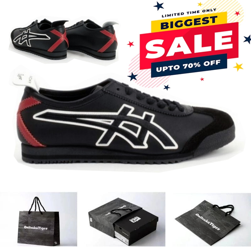 Sepatu Onitsuka Tiger Mexico66 Japan Gvenchy Black