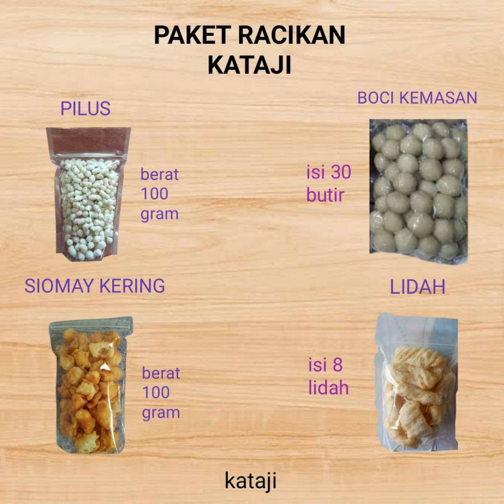 

Paket boci racikan