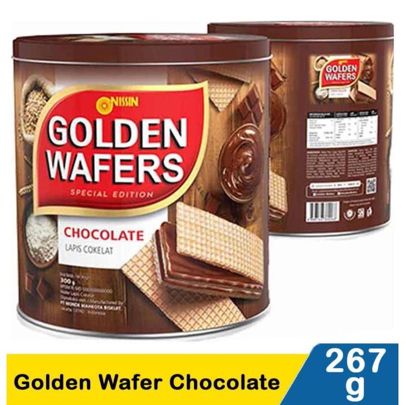 

NISSIN GOLDEN WAFER CHOCOLATE 267 gram