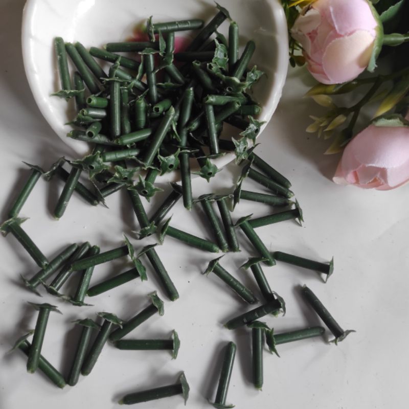 (100pcs) tangkai kelopak /batu suyok