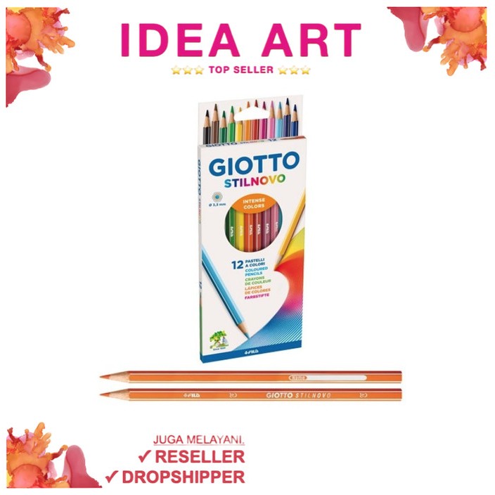 

Pensil Warna Giotto Stilnovo Hexagonal Segi Lima Set 12 Warna (256500)