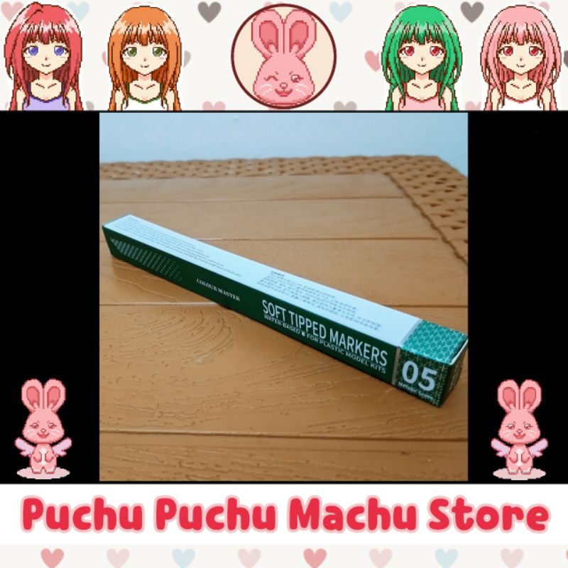 

MARKER DSPIAE METALLIC COLOR (Metallic Green) Soft Tipped Markers Gunpla Water-Based