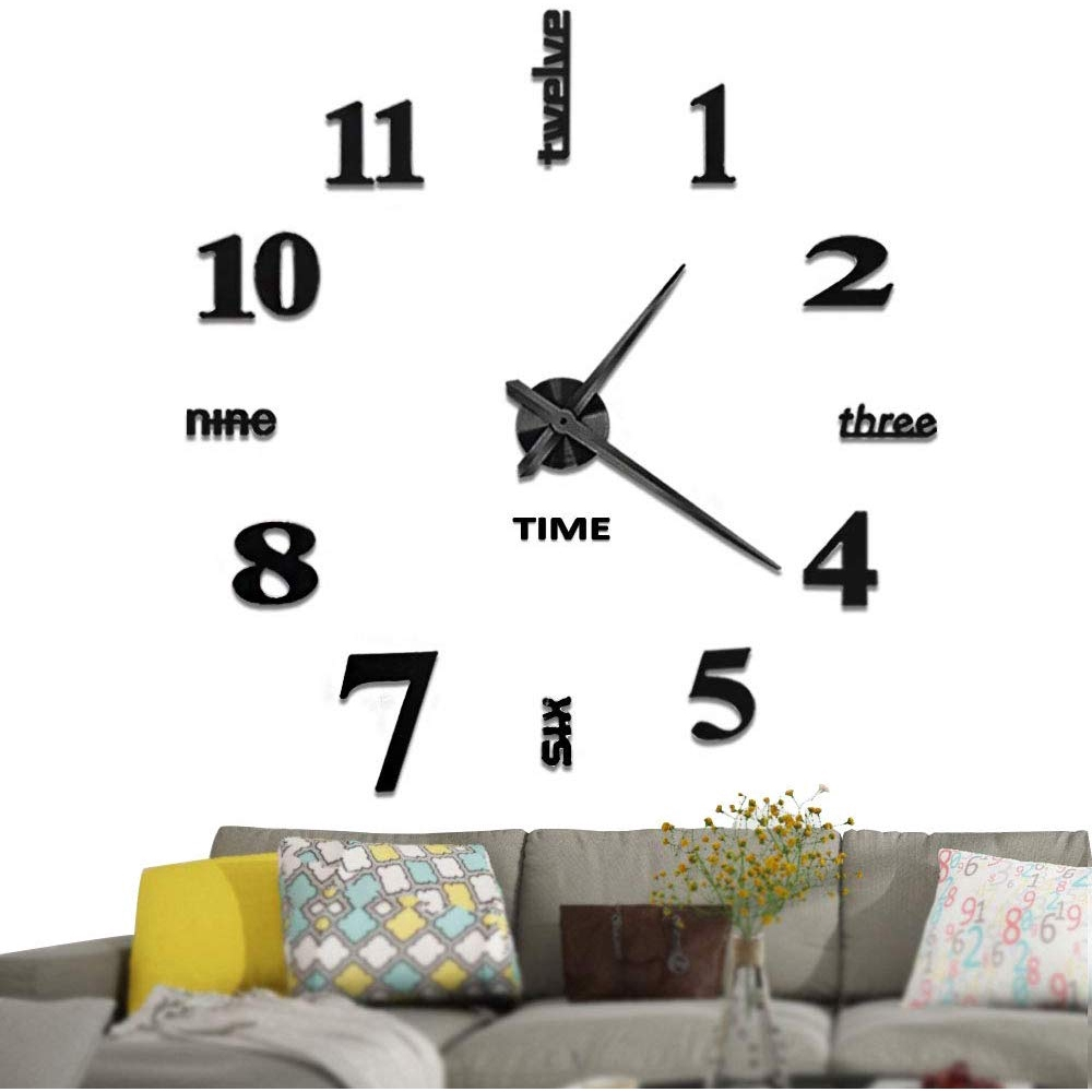 Jam Dinding Unik Jam Dinding Tempel Tembok Jam Dinding Besar Ukuran Diameter 80-130 cm