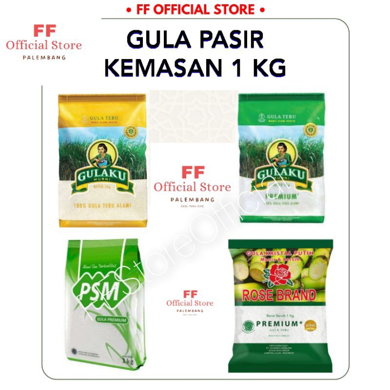 

(INSTANT) GULA PASIR Kemasan 1 KG