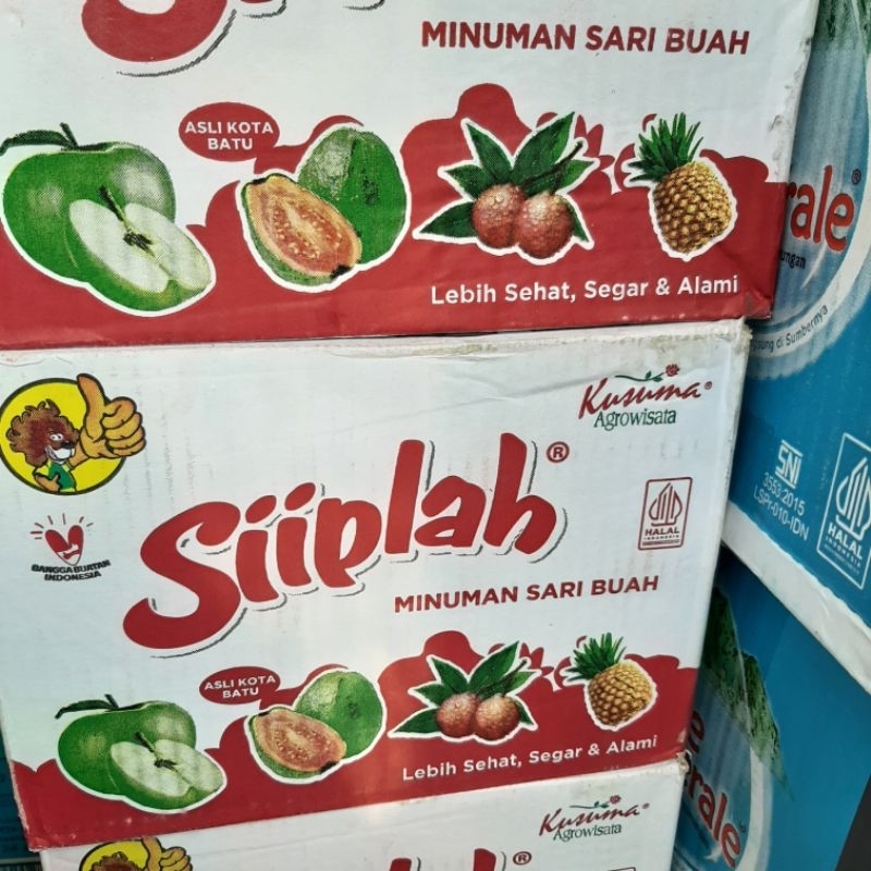 

Siiplah Minuman Sari Buah Apel 1 Karton ( 120ml x 32 cup )