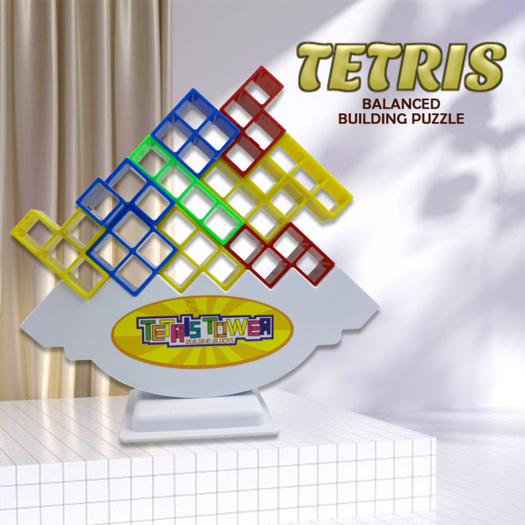 Mainan Anak Tetris Tetra Tower / Mainan Keseimbangan ss1561