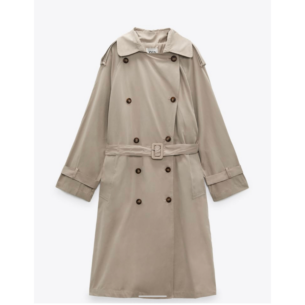 ZR Long Coat/ Trench Coat/ Belted Trench Midi Coat Wanita| NEW ORIGINAL BRANDED GUARANTEE