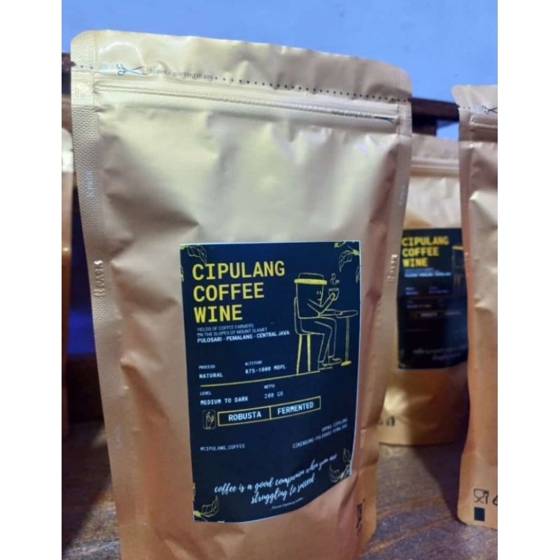 

KOPI WINE ROBUSTA NATURAL| CIPULANG COFFEE | KOPI PULOSARI-PEMALANG | 200gr