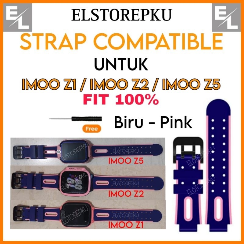 Strap Compatible Imoo Z5 tali jam tangan. kualitas hampir menyerupai strap imoo original. 100% Bagus