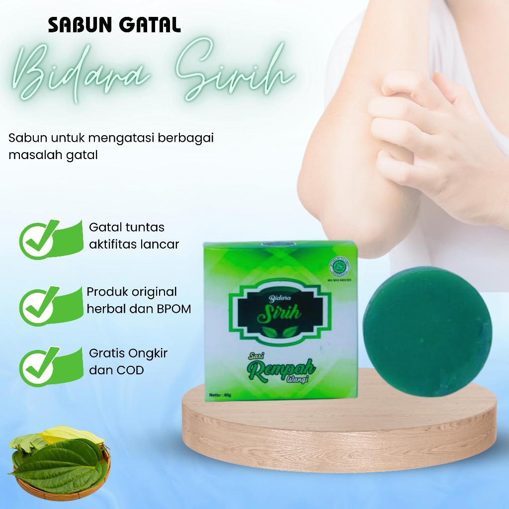 Sabun Bidara Sirih Sabun Gatal Tuntaskan Masalah Gatal Kulit Herbal BPOM Halal