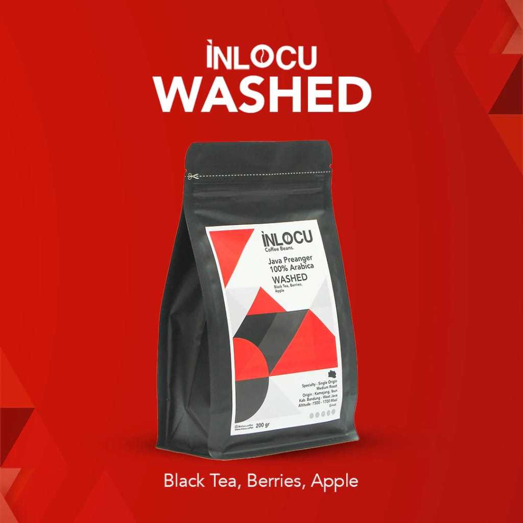 

Kopi Arabica Java Preanger Washed Kamojang 200gr Inlocu Kemasan Pouch