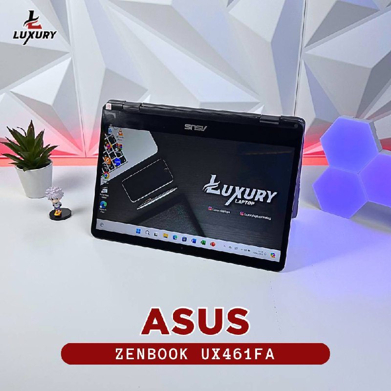LAPTOP ASUS ZENBOOK FLIP 14 UX461FA TOUCHSCREEN 2 IN 1 CORE I5 RAM 8GB SSD 512GB FINGERPRINT BACKLIGHT SECOND