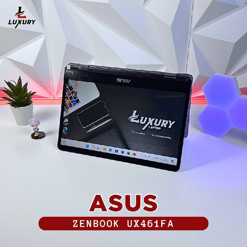 LAPTOP ASUS ZENBOOK FLIP 14 UX461FA TOUCHSCREEN 2 IN 1 CORE I5 RAM 8GB SSD 512GB FINGERPRINT BACKLIG