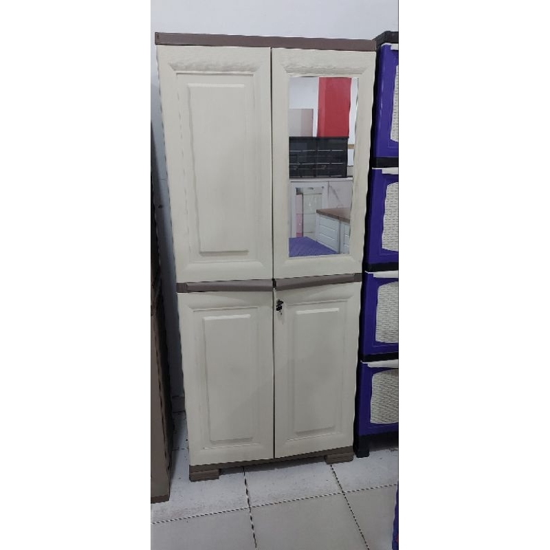 lemari olymplast / lemari plastik / lemari 2pintu plastik / lemari baju plastik/ lemari pakaian plas